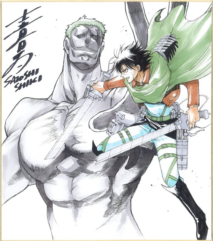 Satoshi Shiki, 智志 士貴, Attack on Titan - Before the Fall (進撃の巨人 Before the fall) - Original Illustration