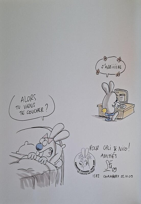 Les Rabbit by Sti - Sketch