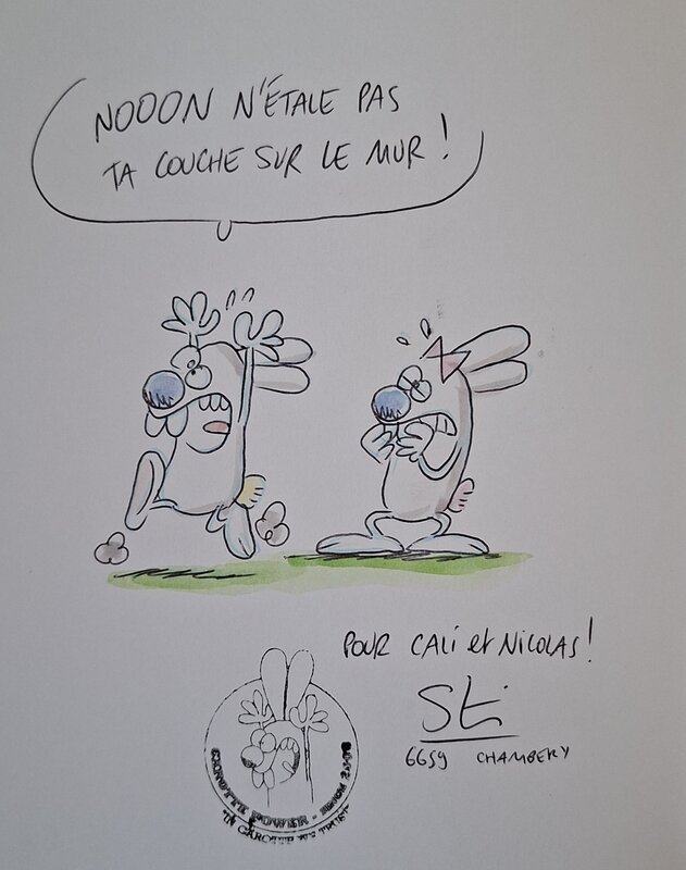 Les Rabbit par Sti - Dédicace