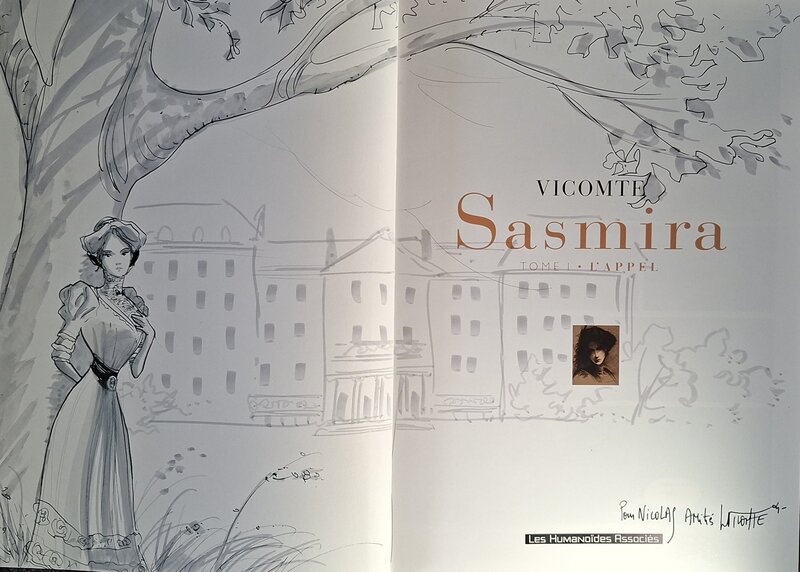 Sasmira par Laurent Vicomte - Dédicace