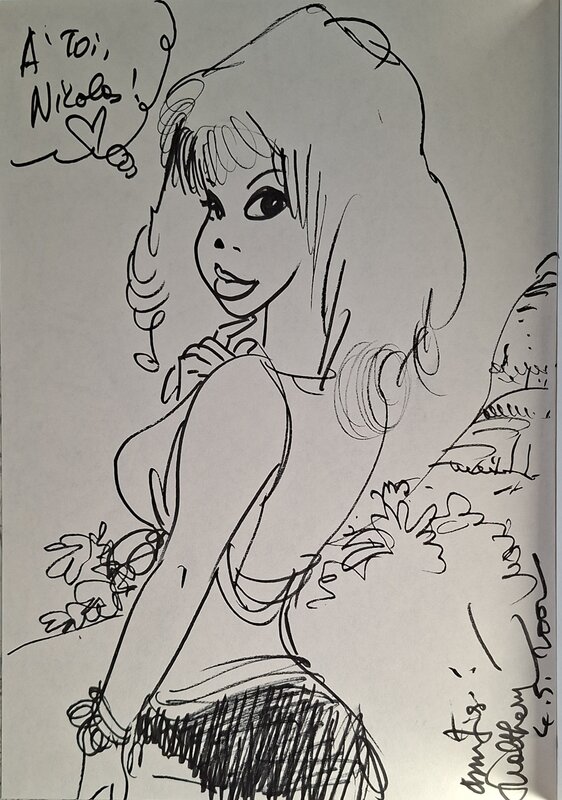 Natacha by François Walthéry - Sketch