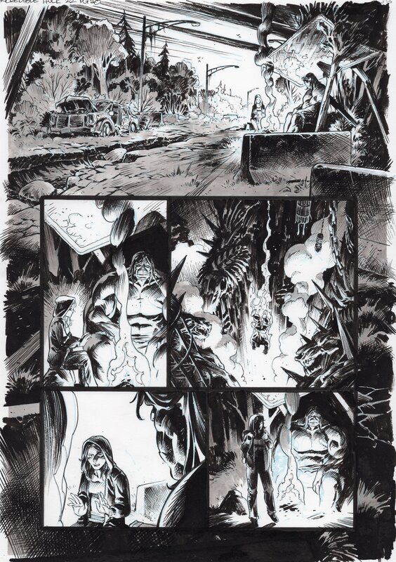 Incredible Hulk par Nick klein - Planche originale