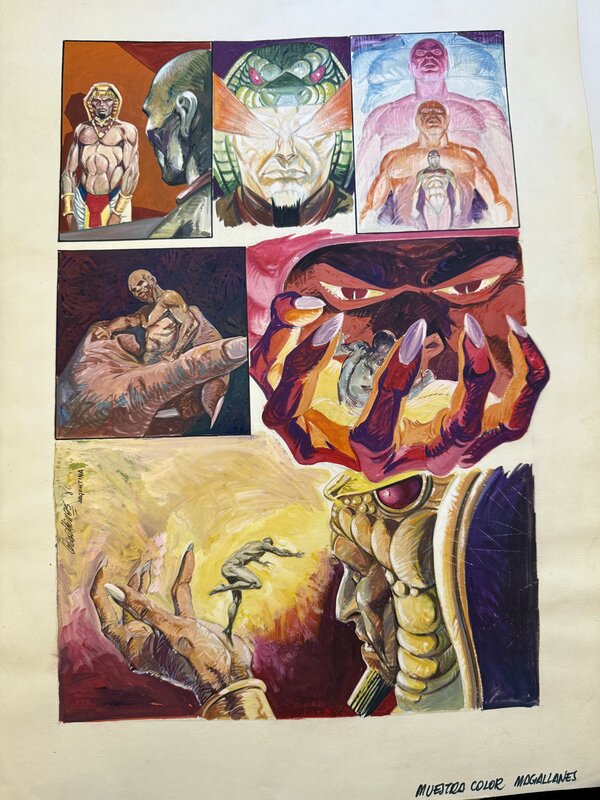 Proof for publication by Carlos Magallanes 1980. - Planche originale