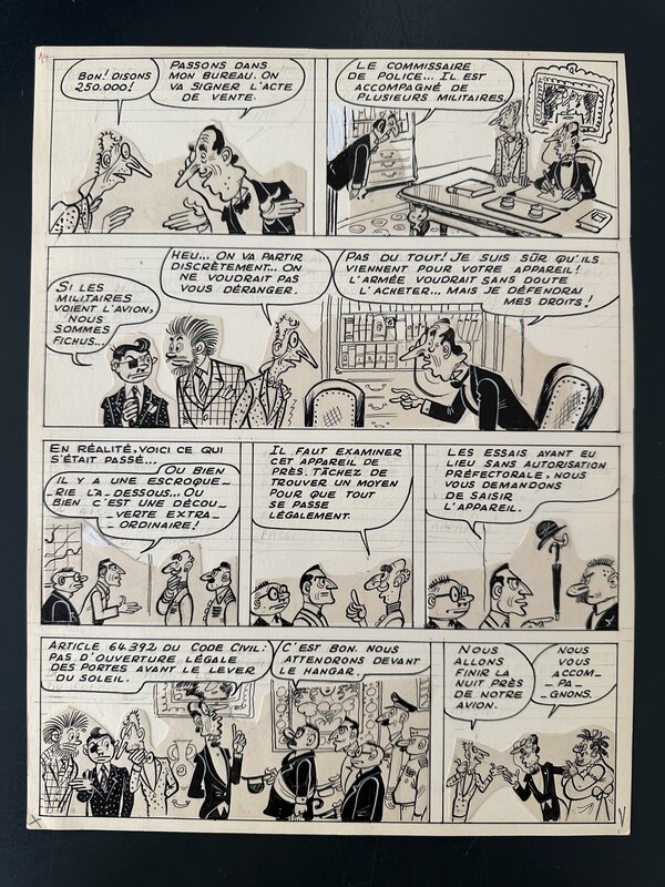 For sale - René Pellos Planche Originale 