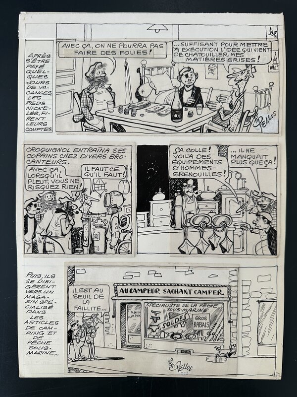 For sale - René Pellos Planche Originale 