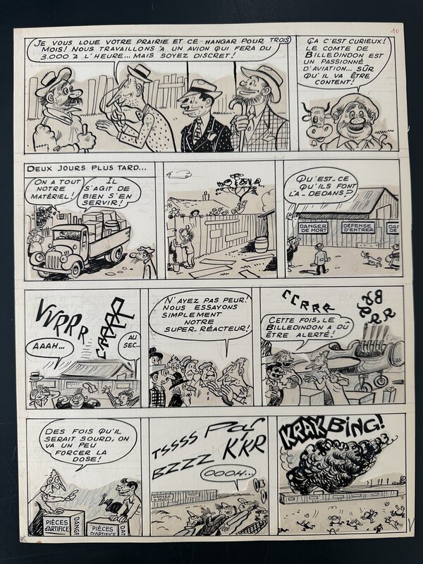 For sale - René Pellos Planche Originale 