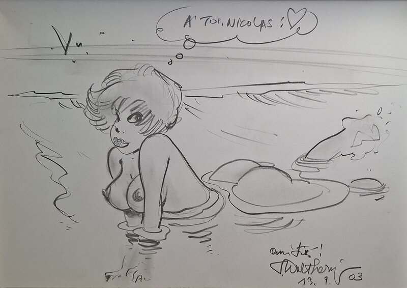 Natacha by François Walthéry - Sketch