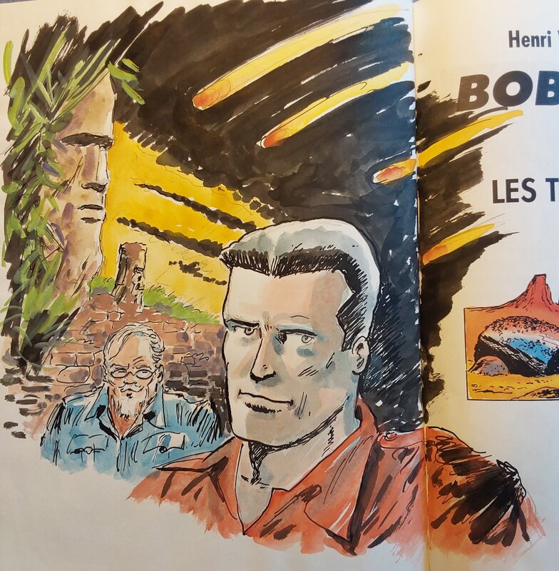 Dino Attanasio, Bob Morane : Les tours de cristal - Sketch