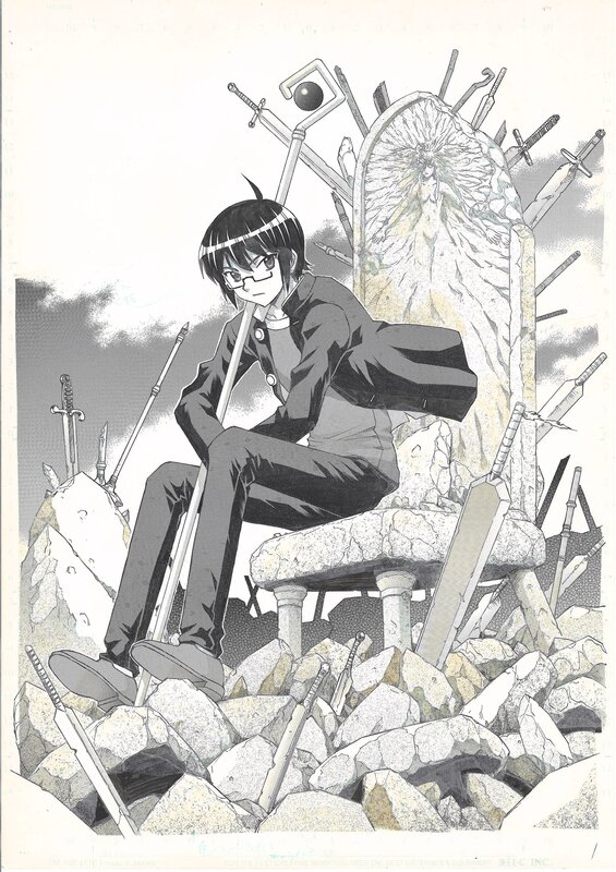 Takeaki Momose, Magikano #50 - Life or Death Crisis | cover illustration - Original Illustration