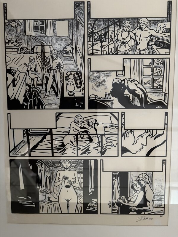Rubén Pellejero, Un Peu de Fumée Bleue - Comic Strip