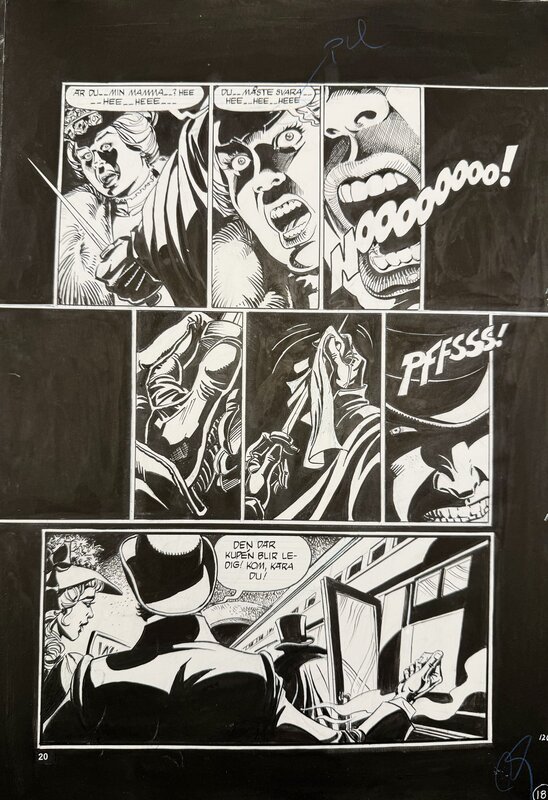 César Spadari, The Phantom vs Jack The Ripper - Comic Strip