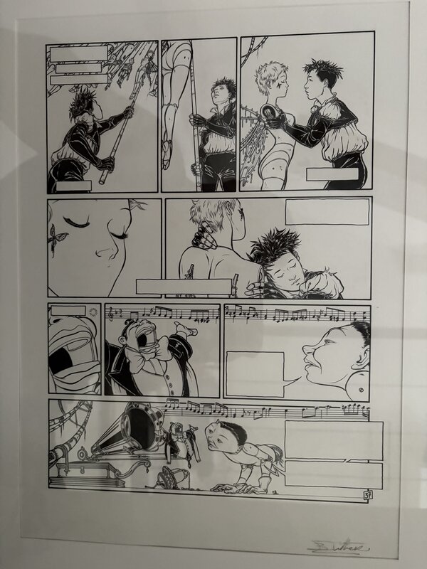 Béatrice Tillier, Fées et Tendres Automates - Planche originale