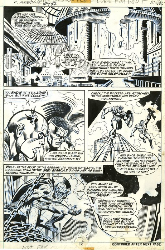 John Romita, Joe Sinnott, Captain America 142 - Page 12 - Comic Strip