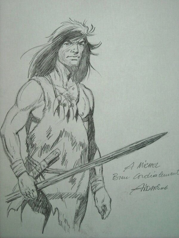 Tounga by Edouard Aidans - Sketch