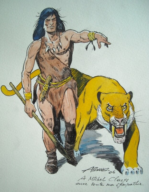 Tounga & Aram by Edouard Aidans - Sketch