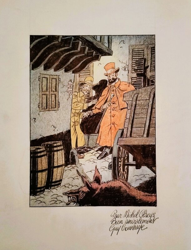Guy Counhaye, Professeur Stratus 1 - Original Illustration