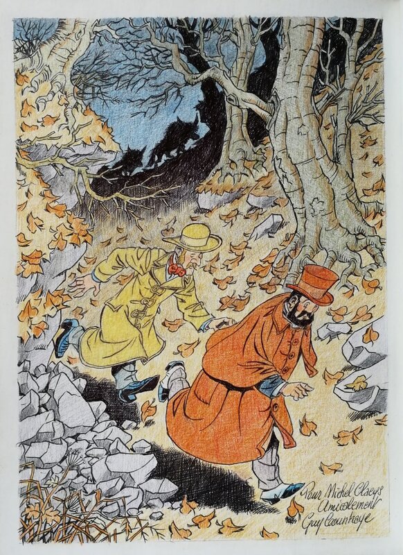 Guy Counhaye, Professeur Stratus 5 - Illustration originale