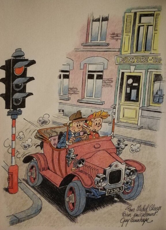 Spirou 1 by Guy Counhaye - Sketch