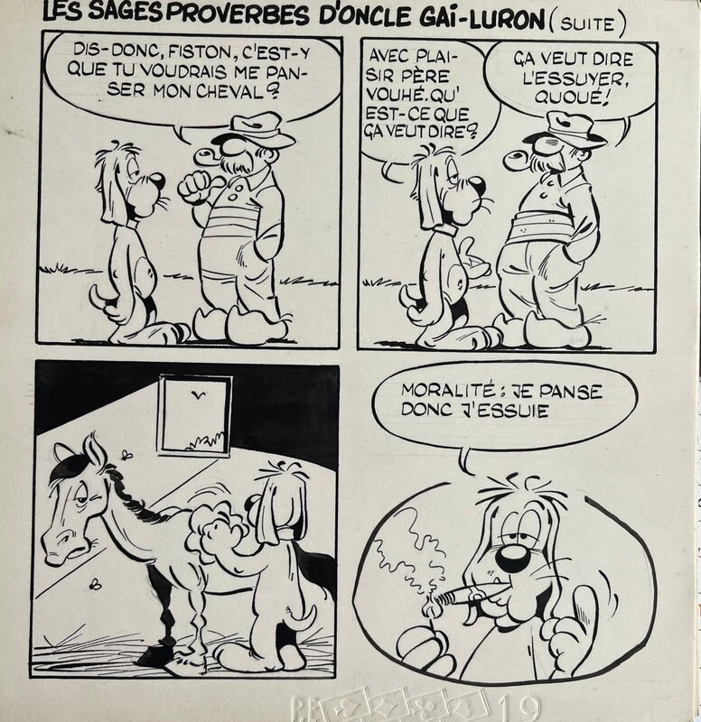 Gotlib, Henri Dufranne, Gotlib - Dufranne - Gag Gai-Luron - Pif Gai-Luron Poche N°2 - Comic Strip