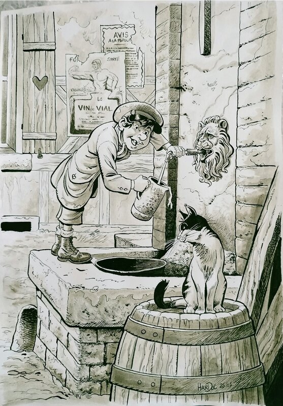 La guerre des Lulus by Hardoc - Original Illustration