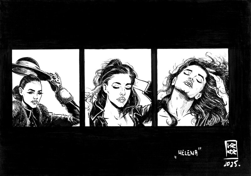 Helena by Arkadiusz Klimek - Original Illustration