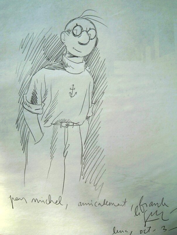 Théodore Poussin 3 by Frank Le Gall - Sketch