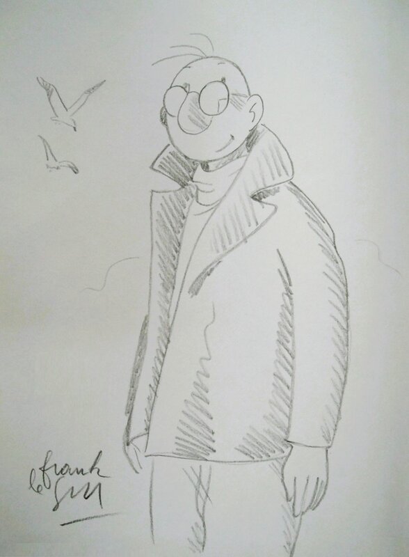 Théodore Poussin 4 by Frank Le Gall - Sketch