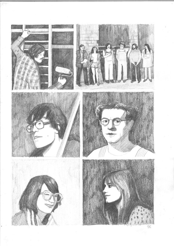 For sale - Maran Hrachyan - Patrick Dewaere - Le café de la gare - Comic Strip