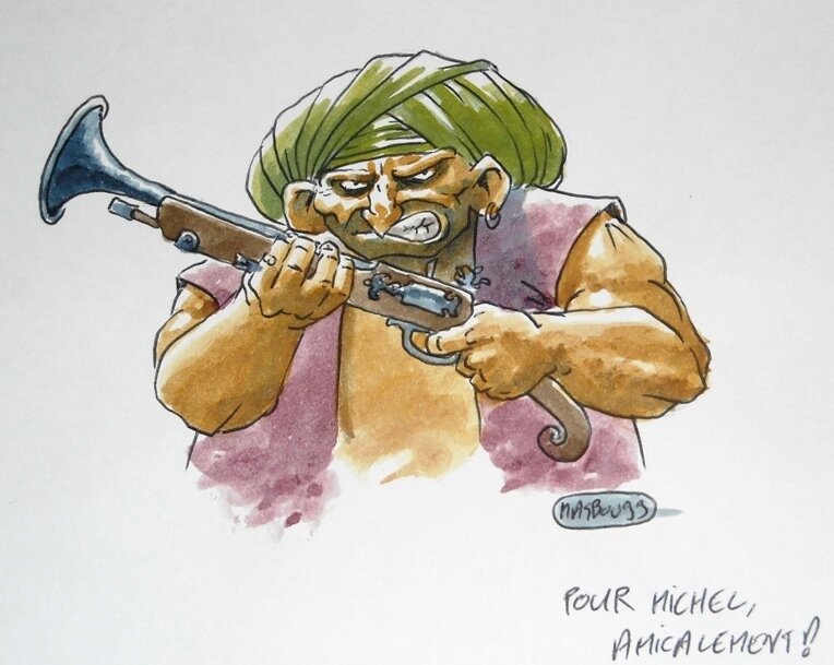 Jean-Luc Masbou, De Cape et de Crocs 6 - Dédicace