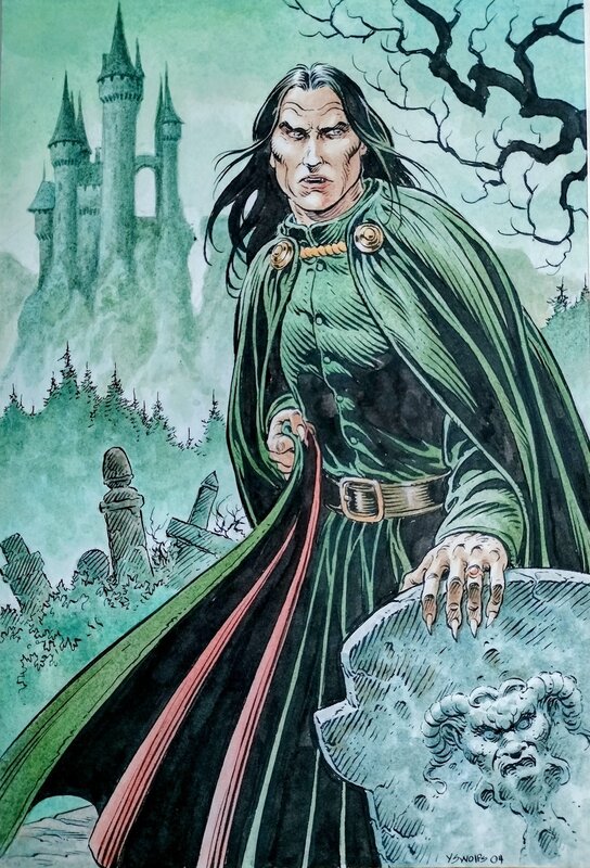 Yves Swolfs, Le Prince de la nuit - Illustration originale