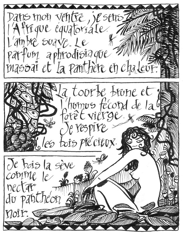 En vente - Fred Bernard, La tendresse des crocodiles - Planche originale