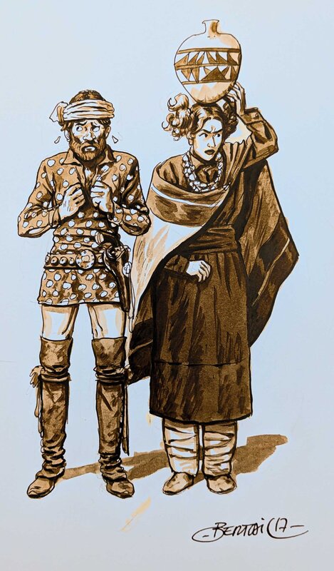 For sale - Mondo Reverso by Dominique Bertail - Original Illustration