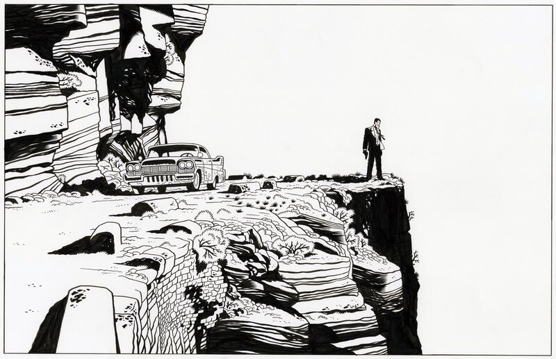 Brüno, Tyler Cross - Affiche d'expo - Original Illustration