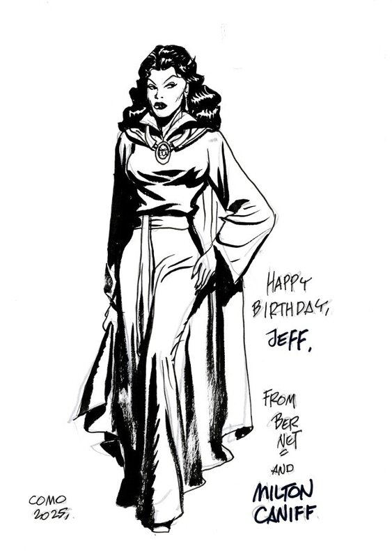 Dragon Lady by Jordi Bernet  Birthday Surpise - Sketch