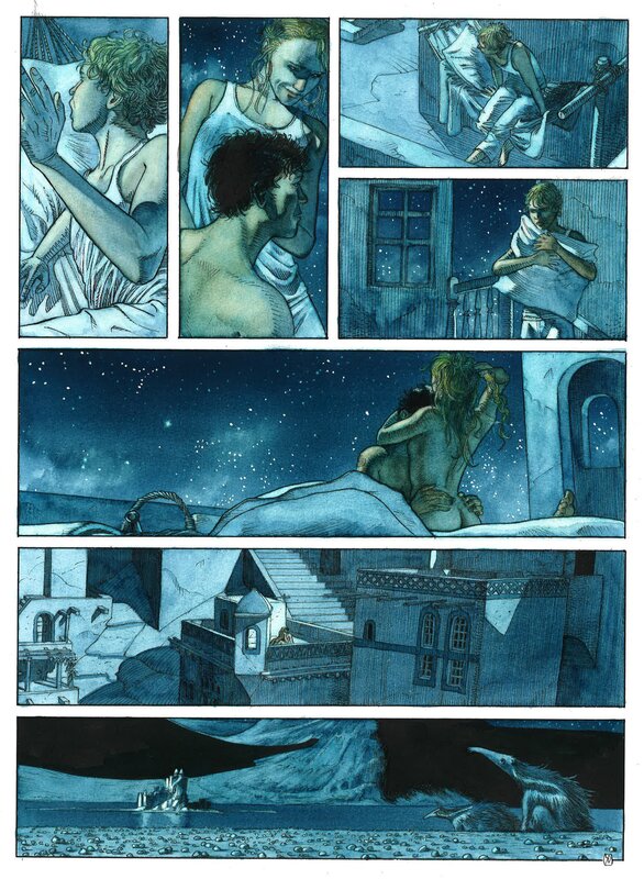 Christophe Dubois, Ter - Double planche (50) - L'Etranger T1 - Planche originale