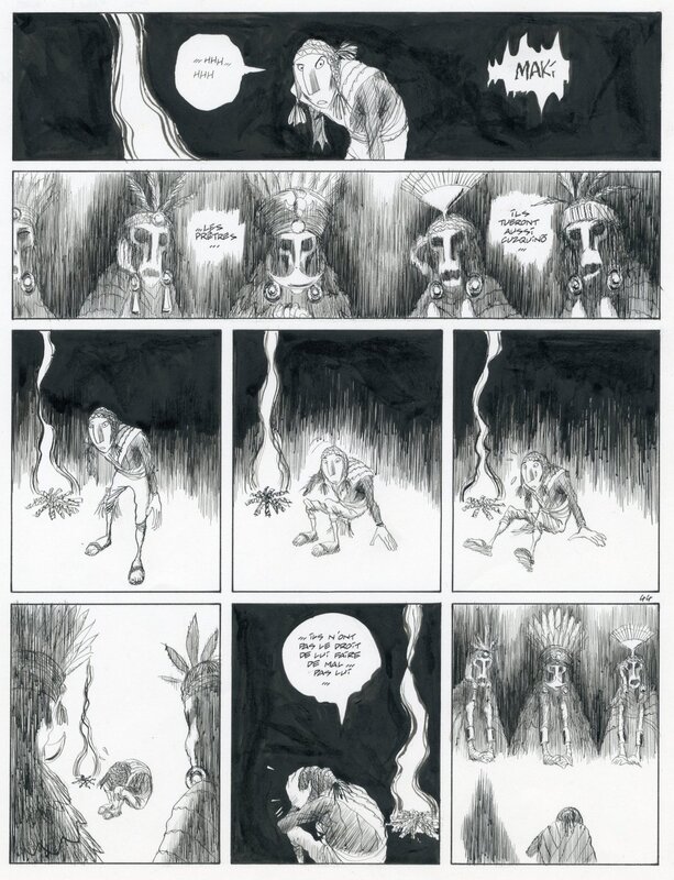 La nuit de l'inca by Frantz Duchazeau - Comic Strip