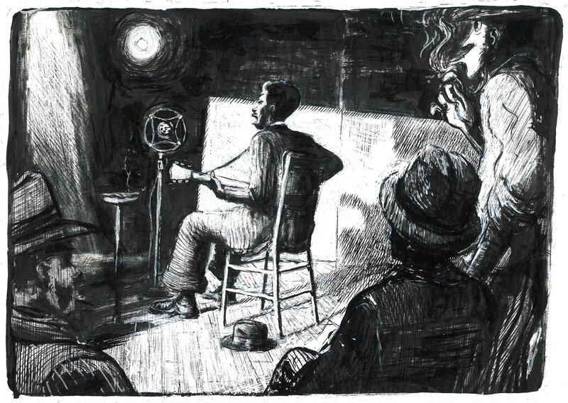 Frantz Duchazeau, Le rêve de Météor Slim - Original Illustration