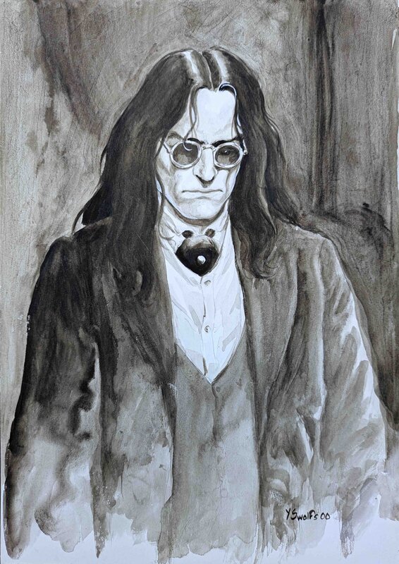 En vente - Yves Swolfs, La Prince de la Nuit - Illustration originale