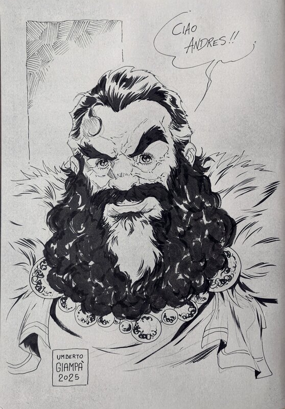 Titans (tome 3) by Umberto Giampà - Sketch