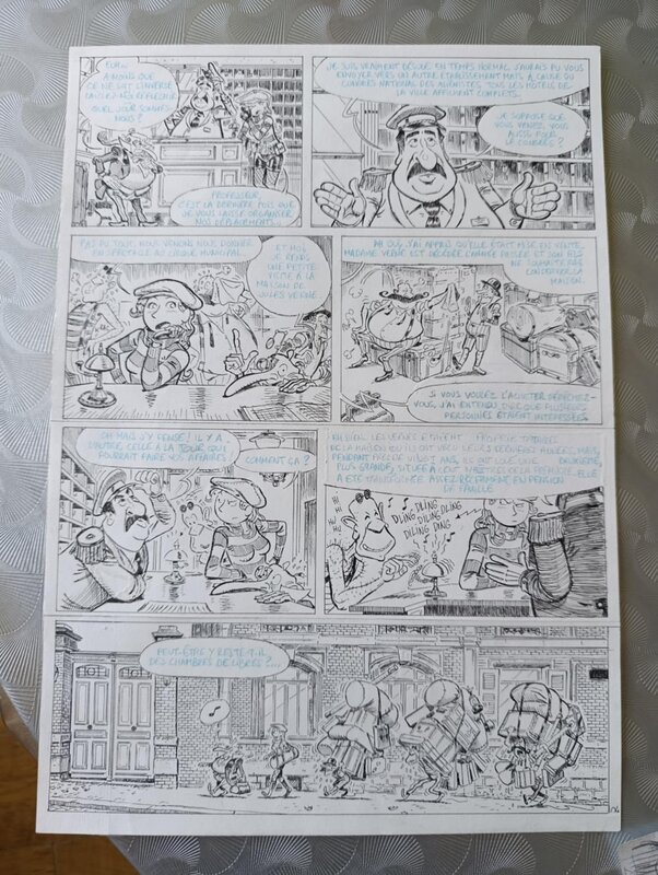 For sale - Arnaud Poitevin, Planche originale les spectaculaires - Comic Strip