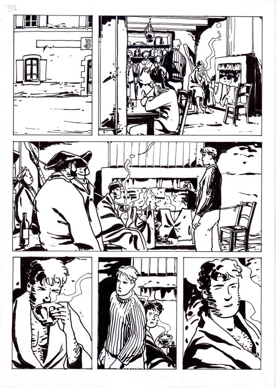 For sale - Trois éclats blancs by Bruno Le Floc'h - Comic Strip