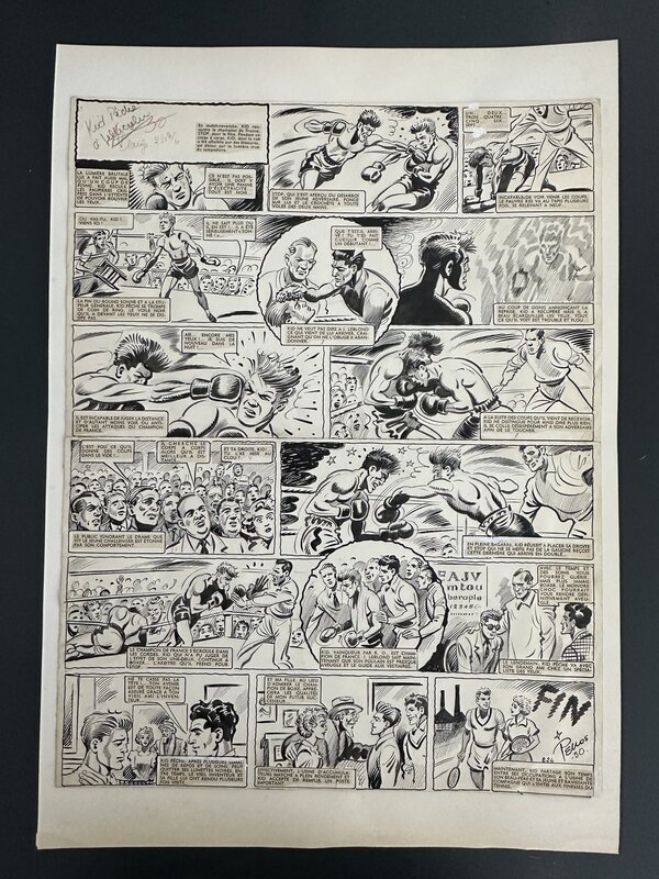 For sale - René Pellos Planche Originale 