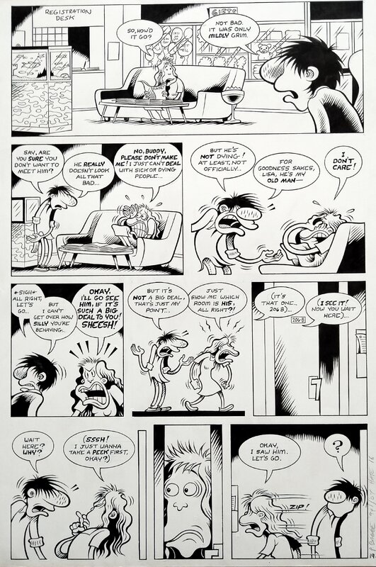 Hate #16 par Peter Bagge - Œuvre originale