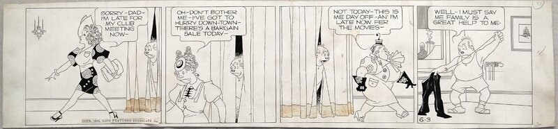 Mcmanus Bringing up father 1944 - Comic Strip