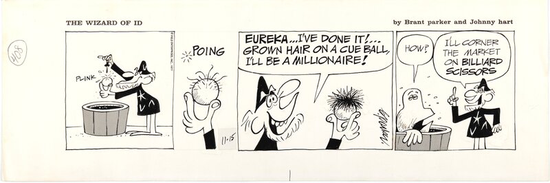 Brant Parker, Wizard of Id daily 1977 - Comic Strip