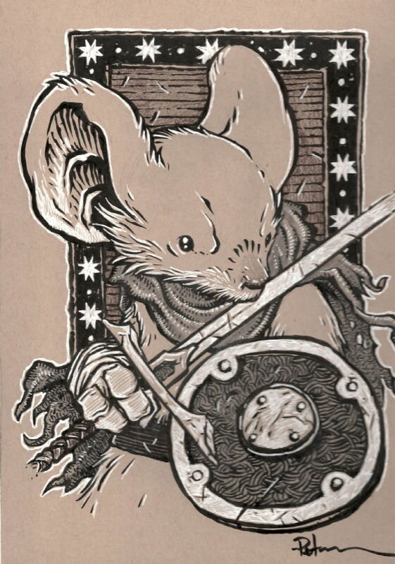 Rand by David Petersen - Original Illustration