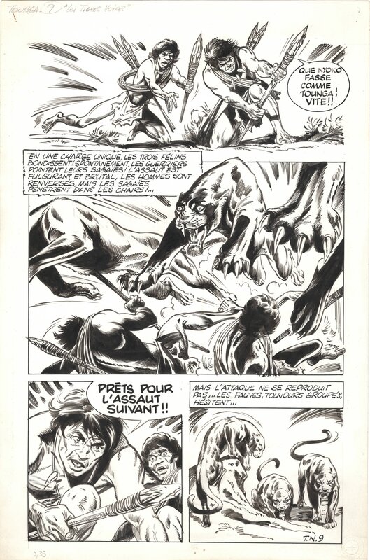For sale - Edouard Aidans, Tounga #8 [Pour sauver les Urus] - Comic Strip