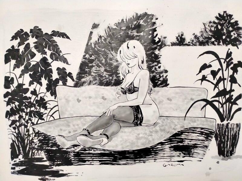 En vente - Davide Garota, Je suis trop belle pour toi - Illustration originale