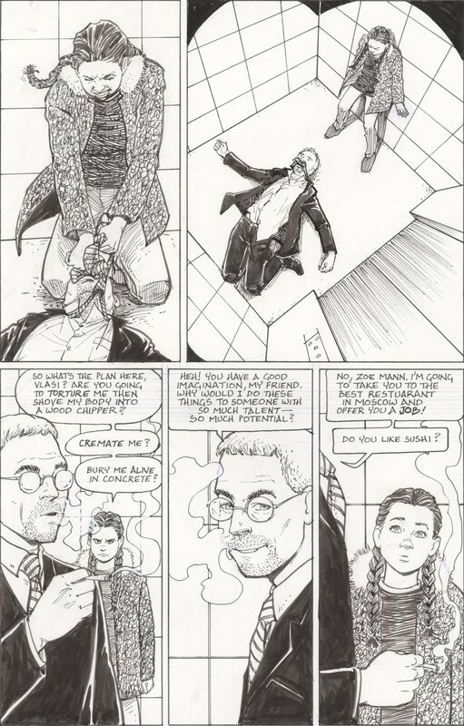 Five years by Terry Moore - Original Illustration