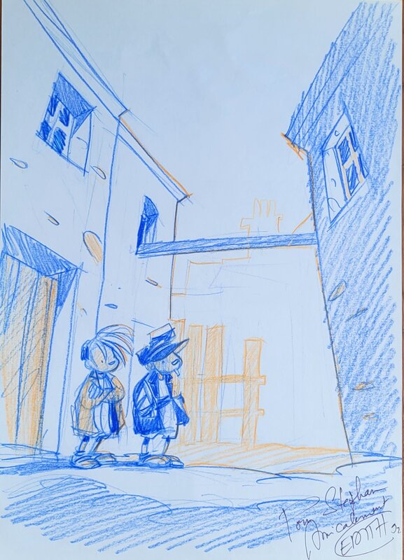 Basil & Victoria by Édith - Original Illustration